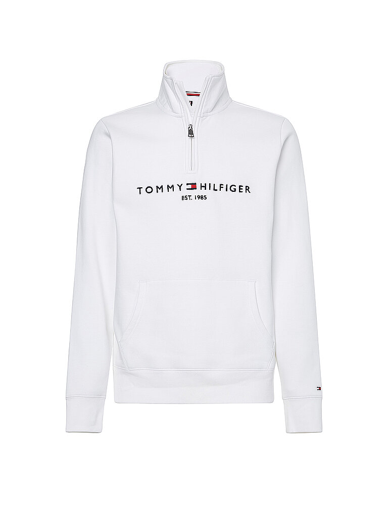 TOMMY HILFIGER Trojer-Pullover weiß | S